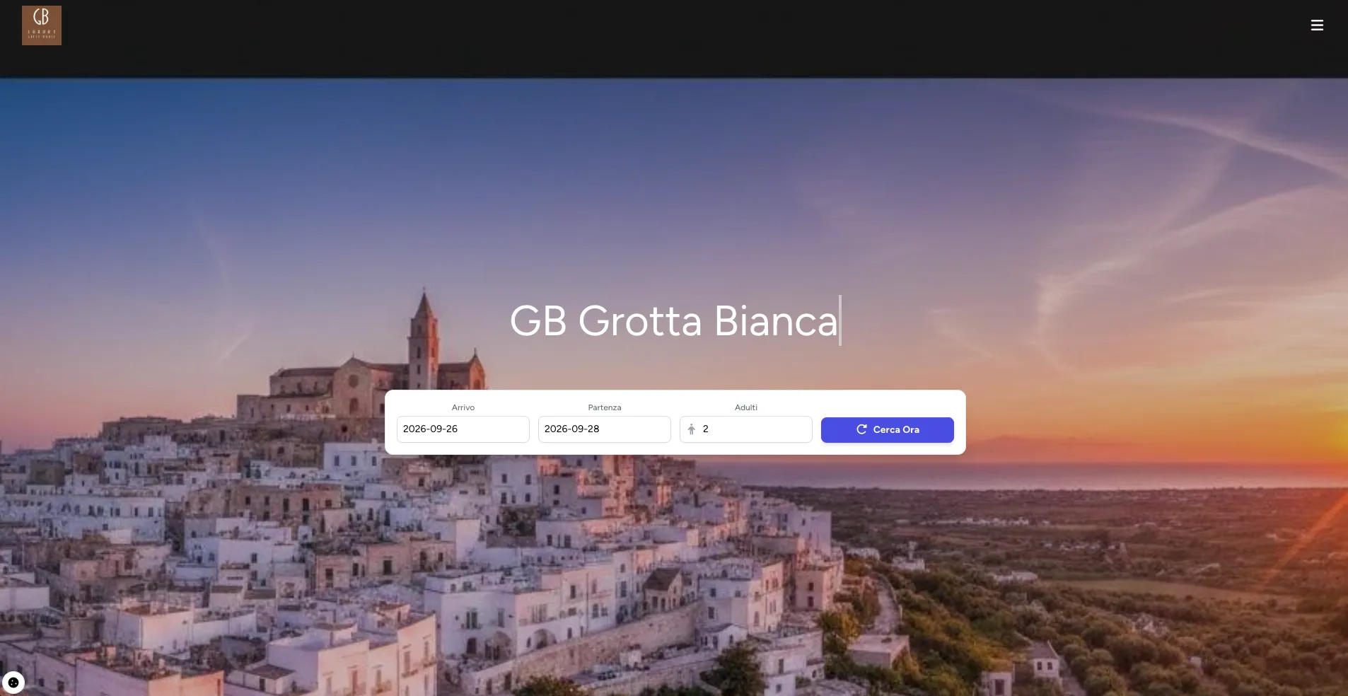 Grotta Bianca Ostuni — Sito web di un host indipendente